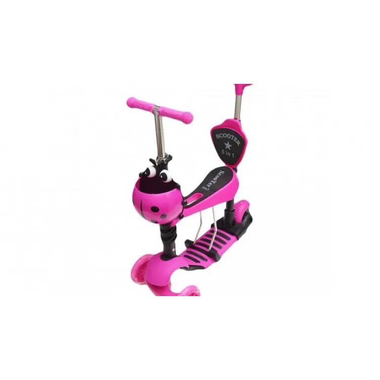 Trotinet MG-13 Bubamara 5u1 nosivost do 25kg roze
