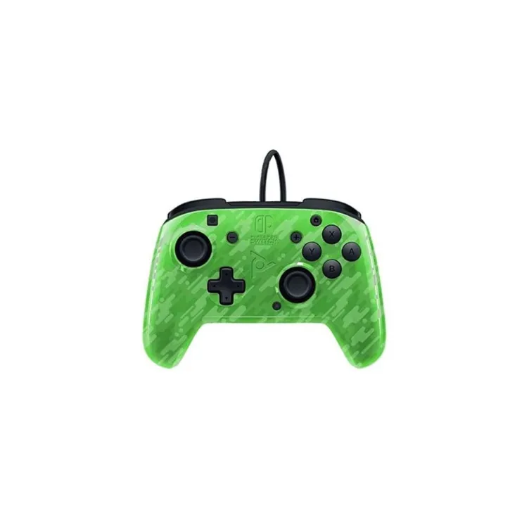 Pdp gamepad Nintendo Switch Faceoff Deluxe Controller + Audio Camo Green 