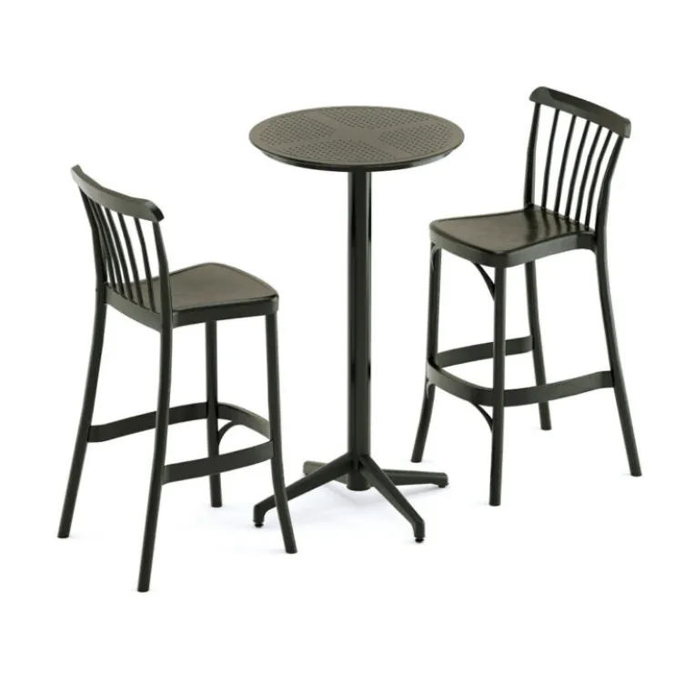 Barski set – Gozo Bar stolice (75 cm) i Moon Bar sto (Ø60)