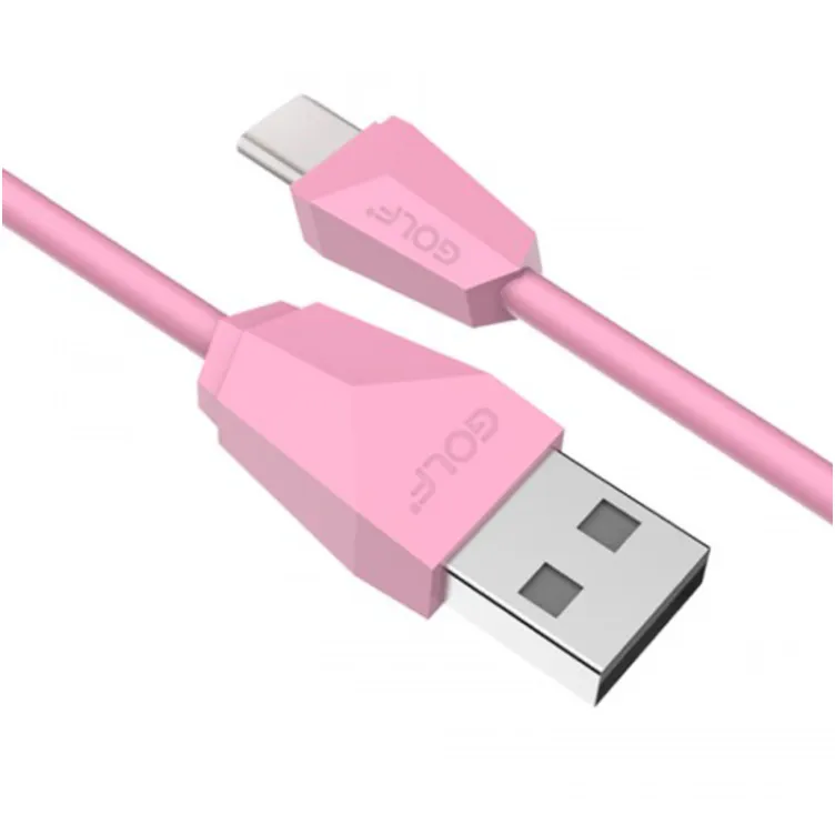 USB kabl na tip C usb 1m GOLF GC-27T pink