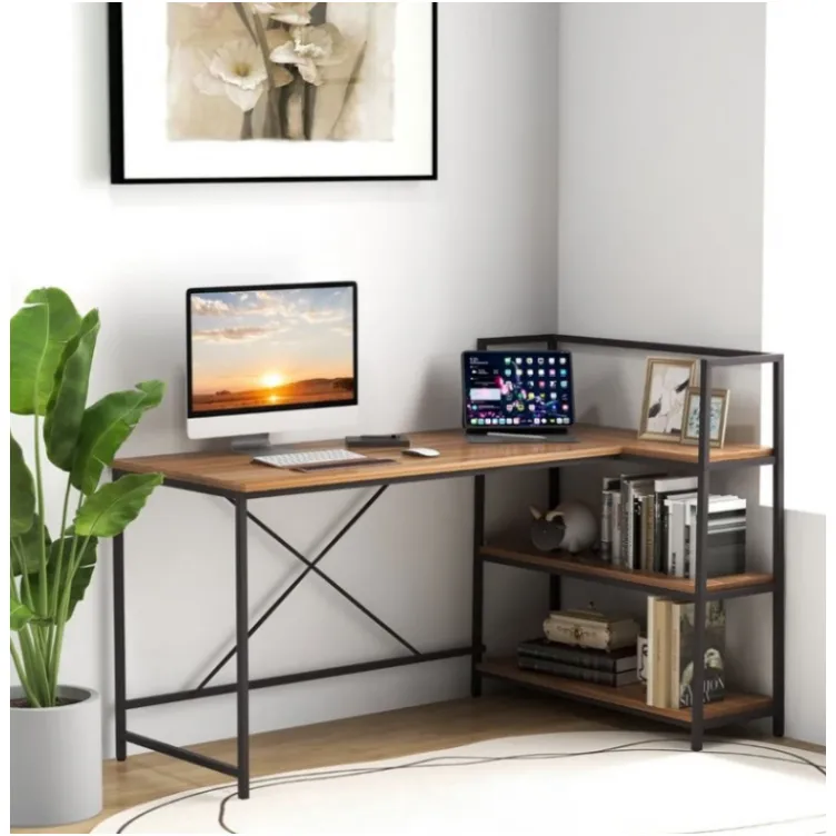 Kancelarijski ugaoni sto sa policama