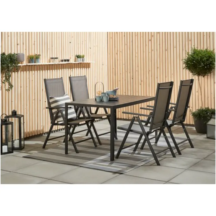 Baštenska garnitura Jaresin sto 140 i 4 Melion stolice 