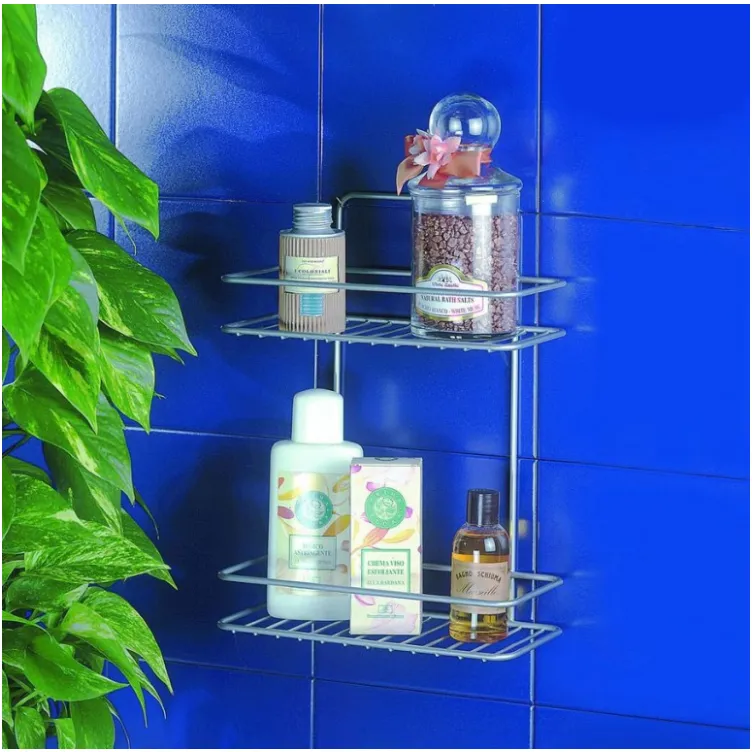 Zidna polica 2 nivoa Metaltex