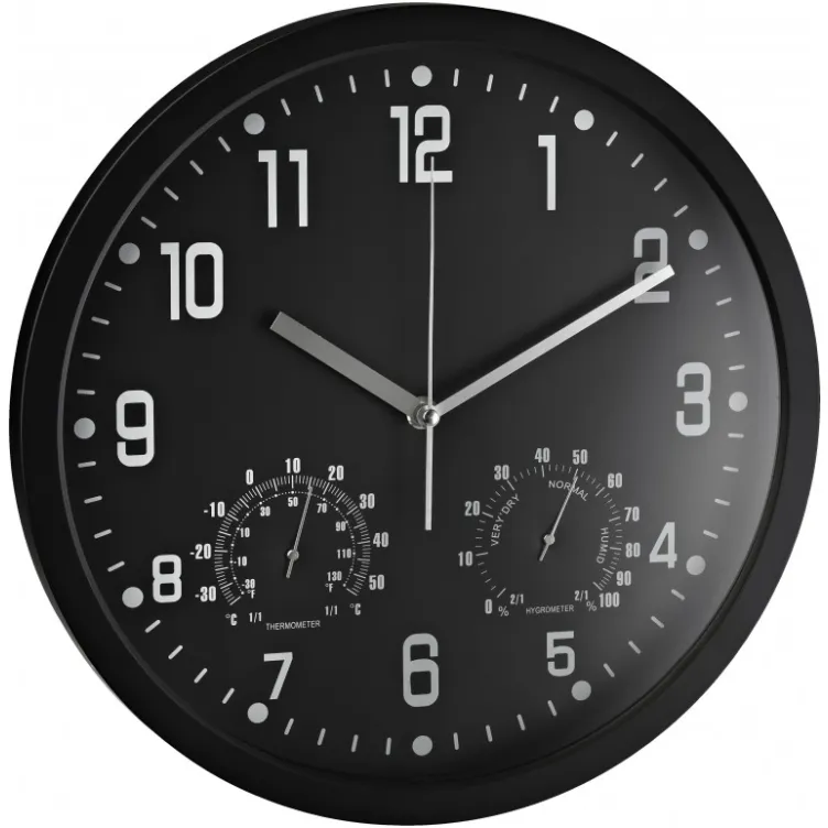 Zidni sat analogni sa termometrom i hidrometrom 14ZS188B