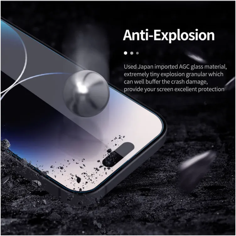 Zastitno staklo Nillkin 2.5D H+ Pro Anti-Explosion za iPhone 15 Pro