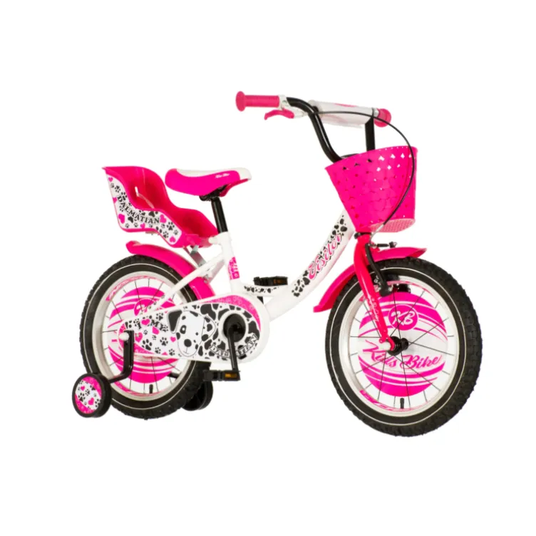 Bicikl visitor dalmatian  16" roze beli