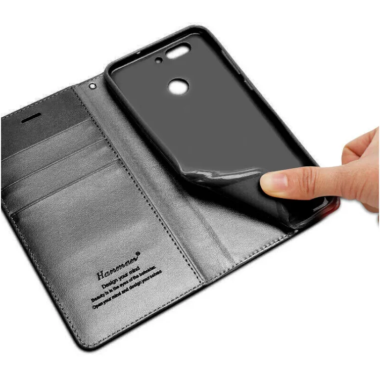 Maska na preklop Hanman Minor za iPhone 14 Pro Max crna.