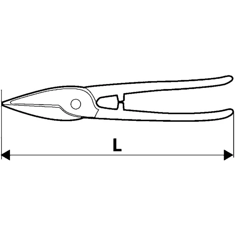 Makaze za lim - TOPEX 01A445