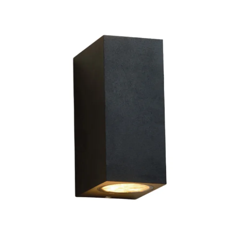 Zidna lampa 2xGU10 IP65 crna