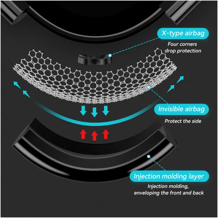Maska Thunder za iPhone 14 Pro Max crna.