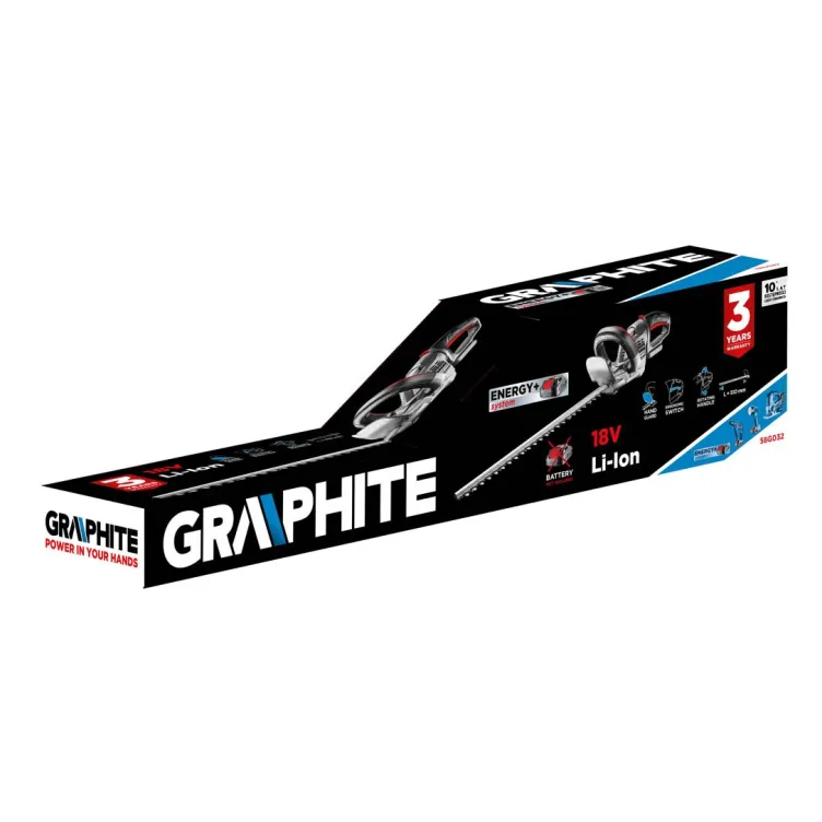 Aku. testera za živu ogradu - GRAPHITE 58G032