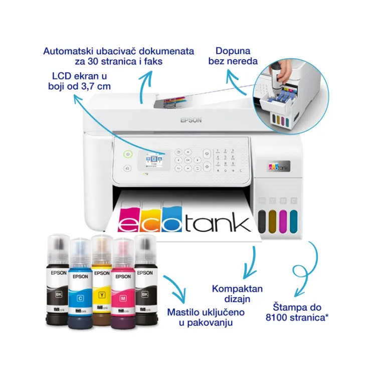 L5316 EcoTank ITS wireless multifunkcijski inkjet štampač