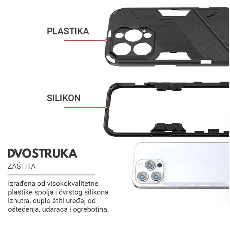 Maska Bibercas za Huawei Nova 11i crna