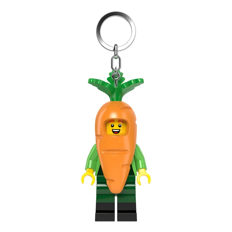 LEGO Minifigure privezak za ključeve sa svetlom: Tip u šargarepa kostimu