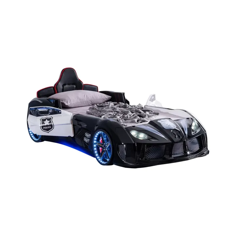 Auto krevet POLICE FULL LED MS sa vratima
