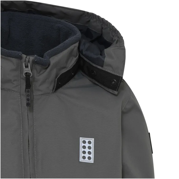 LEGO Iconic ski kombinezon, tamno siva - 98