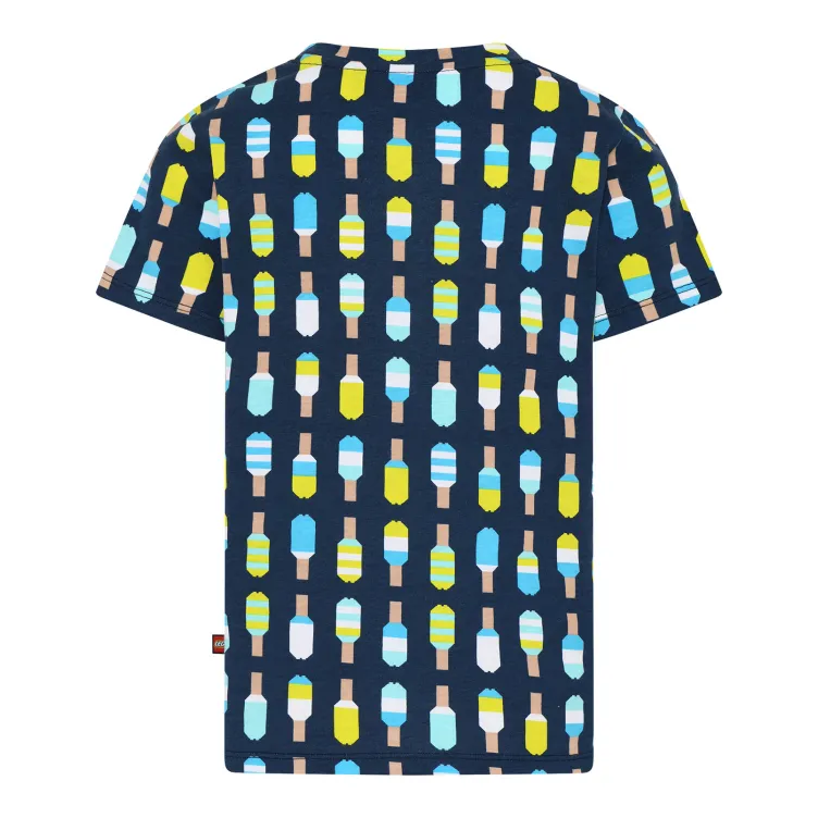 LEGO Iconic majica kratkih rukava, teget - 140