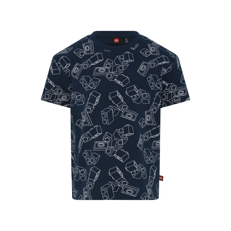 LEGO Iconic majica kratkih rukava, teget - 134