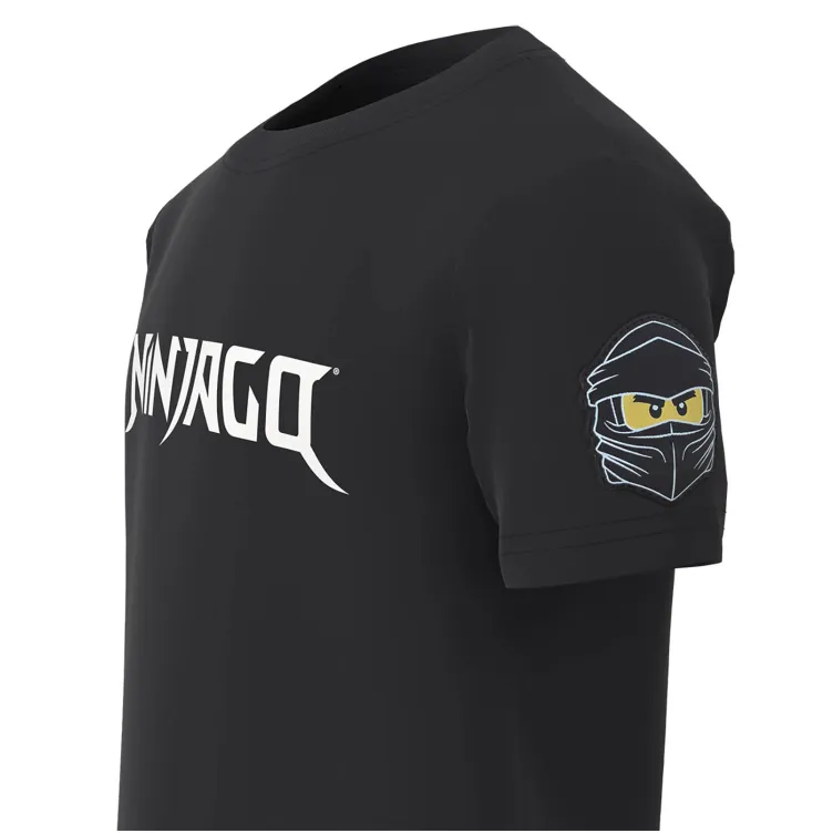 LEGO NINJAGO majica kratkih rukava, crna - 128