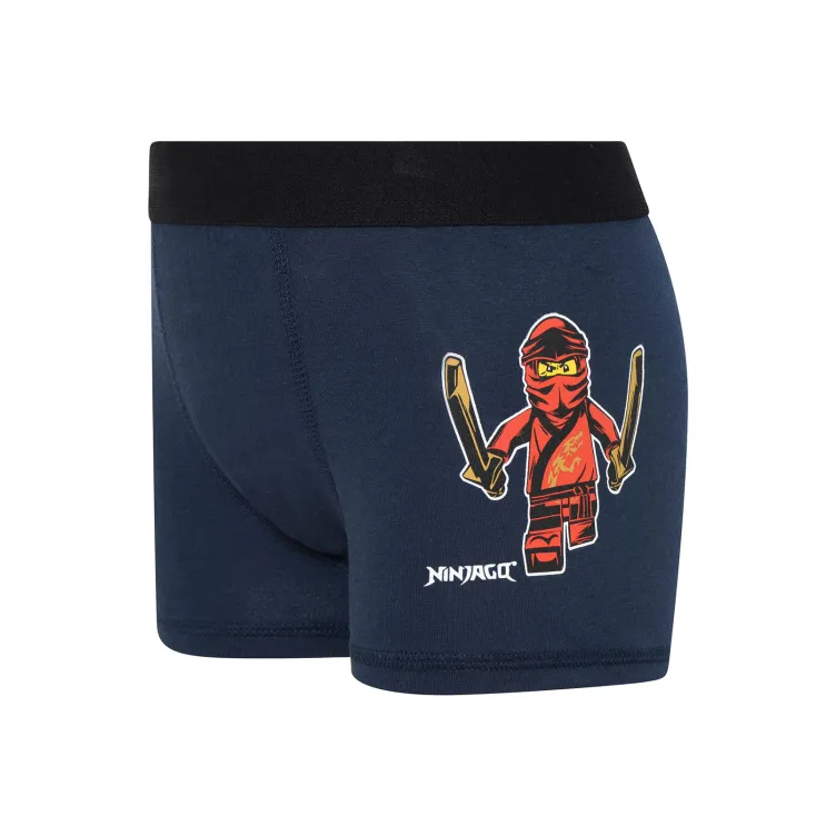 LEGO NINJAGO bokserice, set 3 kom, teget - 128/134