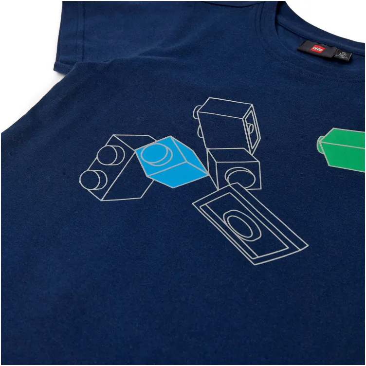 LEGO Iconic majica kratkih rukava, teget - 104
