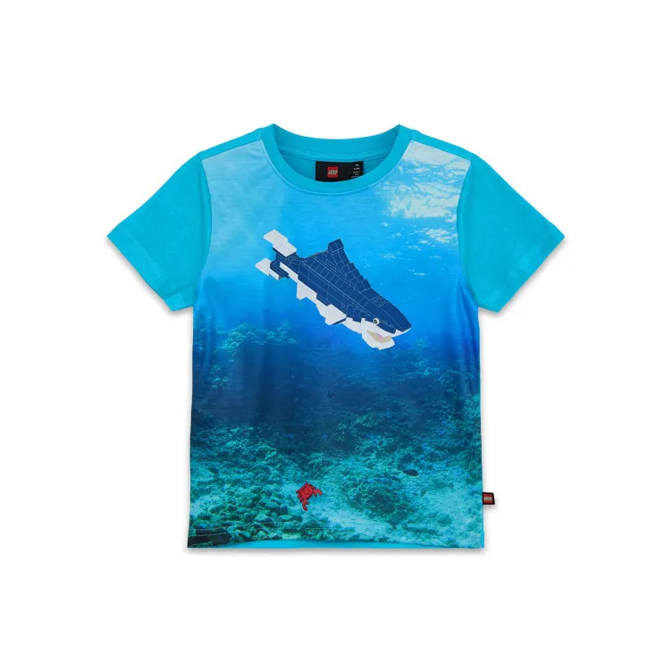 LEGO Iconic majica kratkih rukava, jarko plava - 110