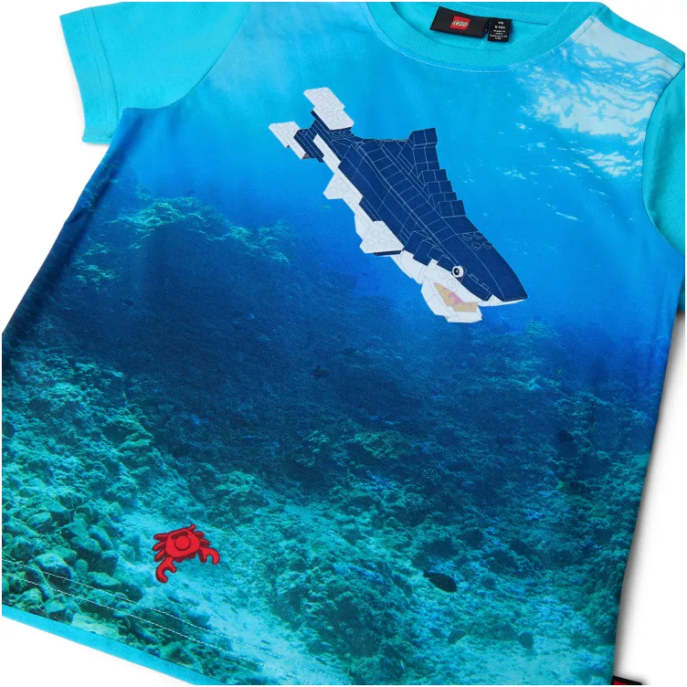 LEGO Iconic majica kratkih rukava, jarko plava - 110