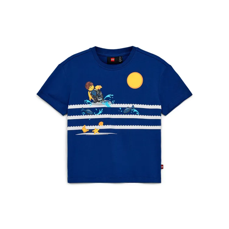 LEGO Iconic majica kratkih rukava, teget - 152