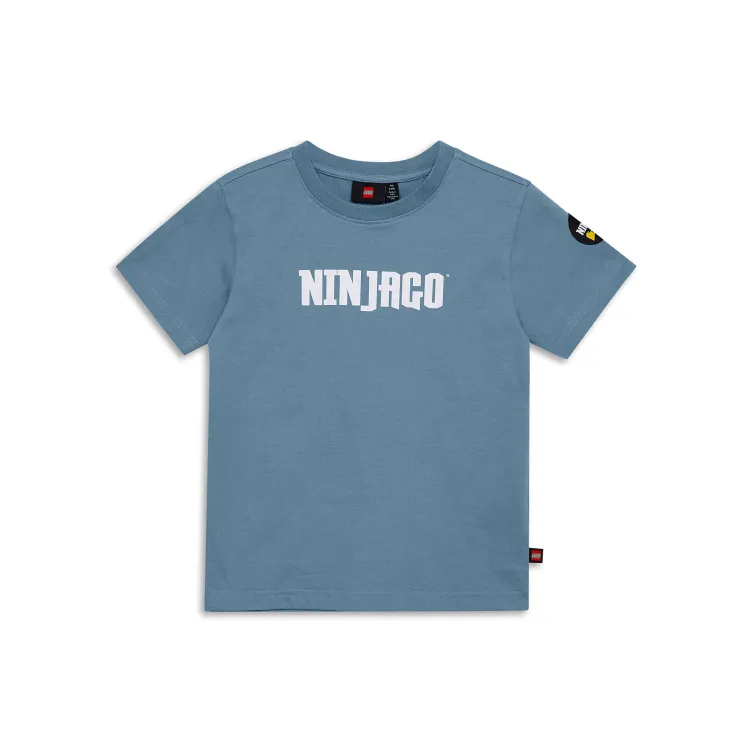 LEGO NINJAGO majica kratkih rukava, prašnjavo plava - 134
