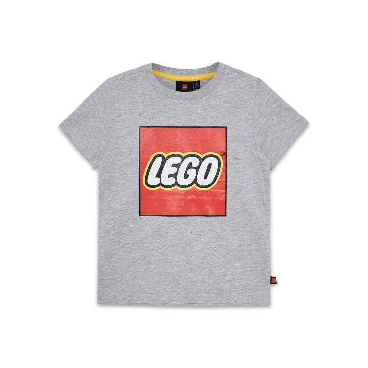 LEGO Iconic majica kratkih rukava, melirano siva - 104