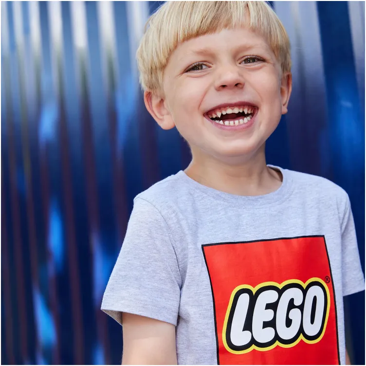 LEGO Iconic majica kratkih rukava, melirano siva - 104