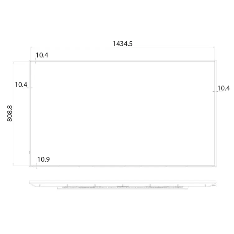 65 inča 65GM50D 4K UHD 500 nita Digital Signage Display - 18/7 Operation