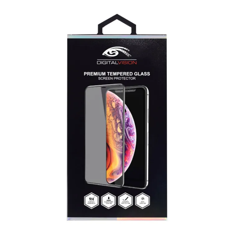 Zastitno staklo 6D FULL COVER za iPhone 12 Pro Max (6,7) crno.