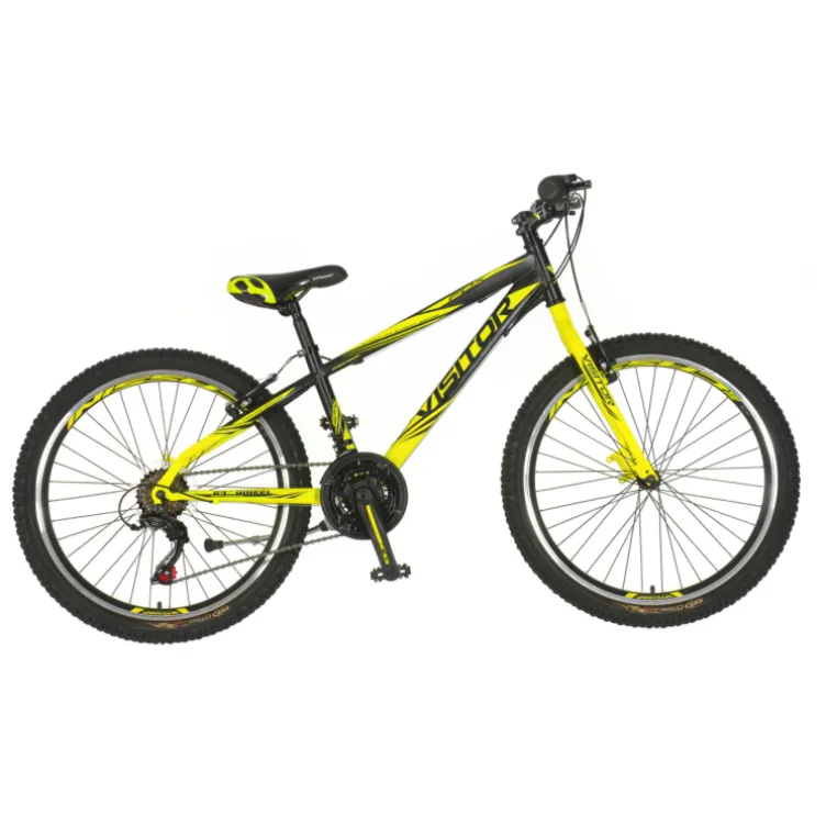 Bicikl visitor fox 24" crno sivi