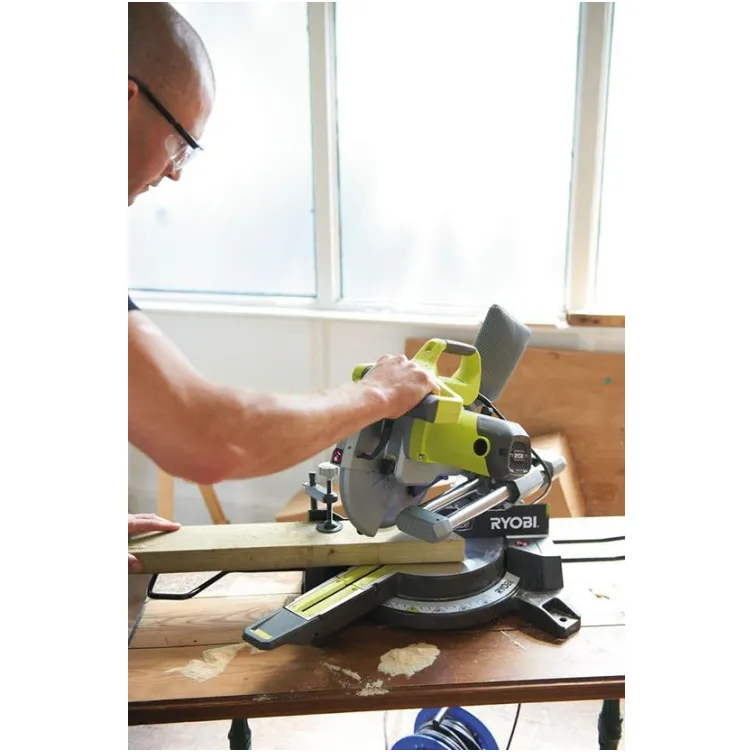 Električna stona potezno – nagibna testera (ger mašina), 2000W - RYOBI EMS254L