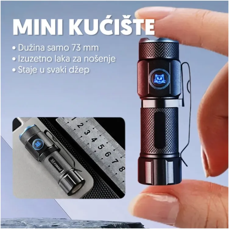 Punjiva LED baterijska lampa 11862