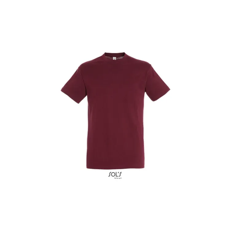 REGENT unisex majica sa kratkim rukavima - bordo, M