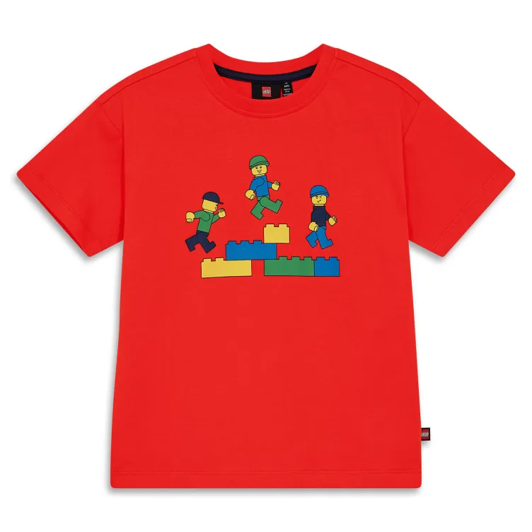 LEGO Iconic majica kratkih rukava, crvena - 98