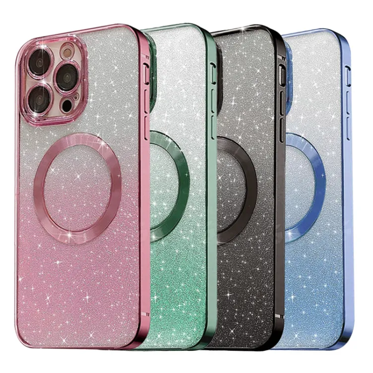 Maska Mag Case Electroplated za iPhone 14 plava