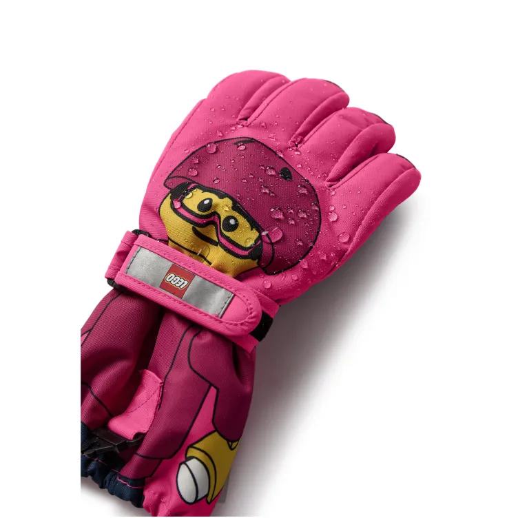 LEGO Iconic ski rukavice, roze - 146/152