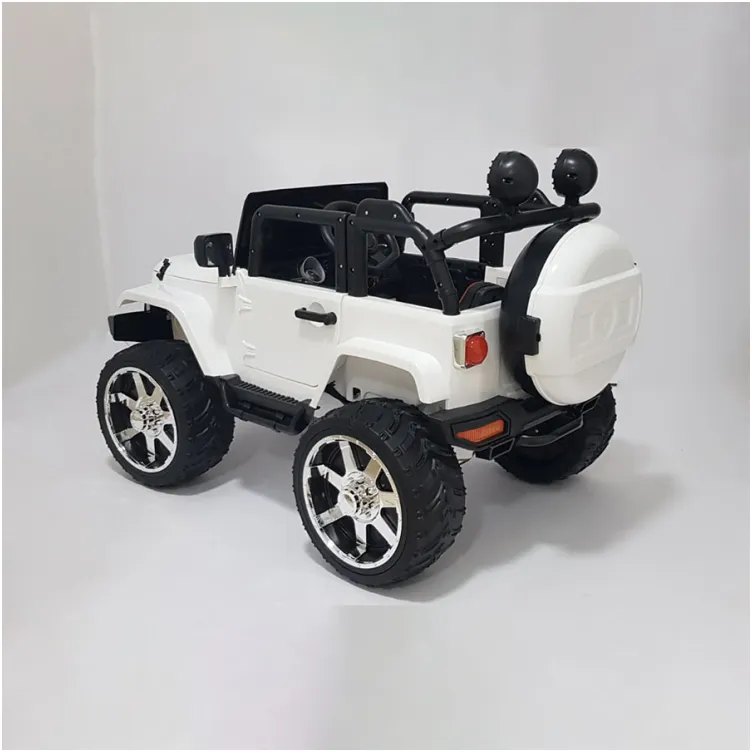 Jeep 4×4 - Beli - Auto na akumulator za decu