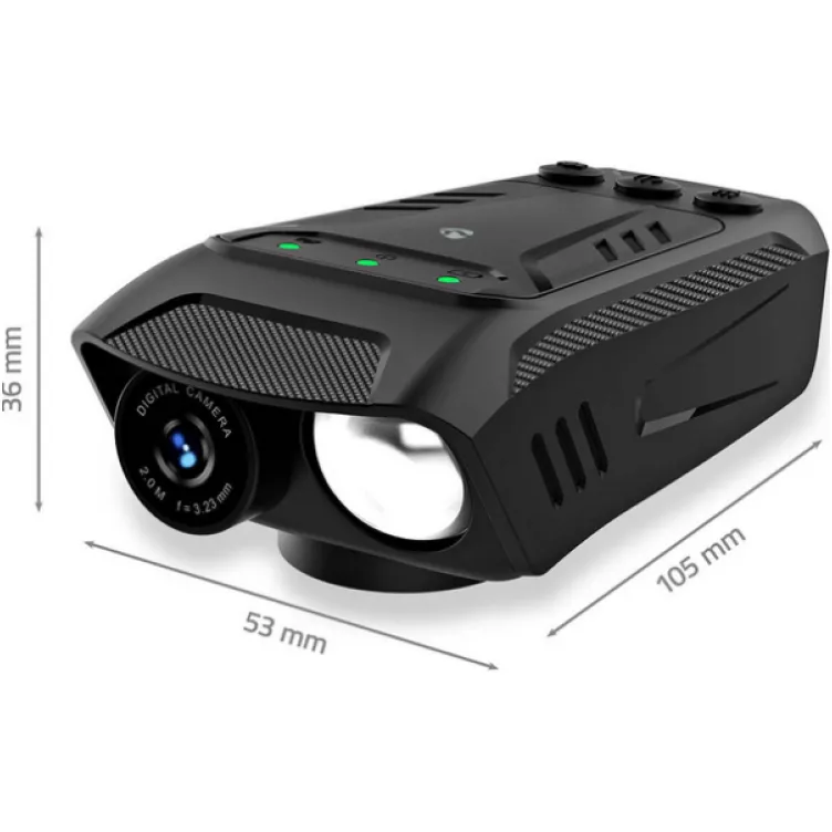 CCAM100BK 3-in-1 Full HD kamera za biciklu, LED osvetljenje i sirena