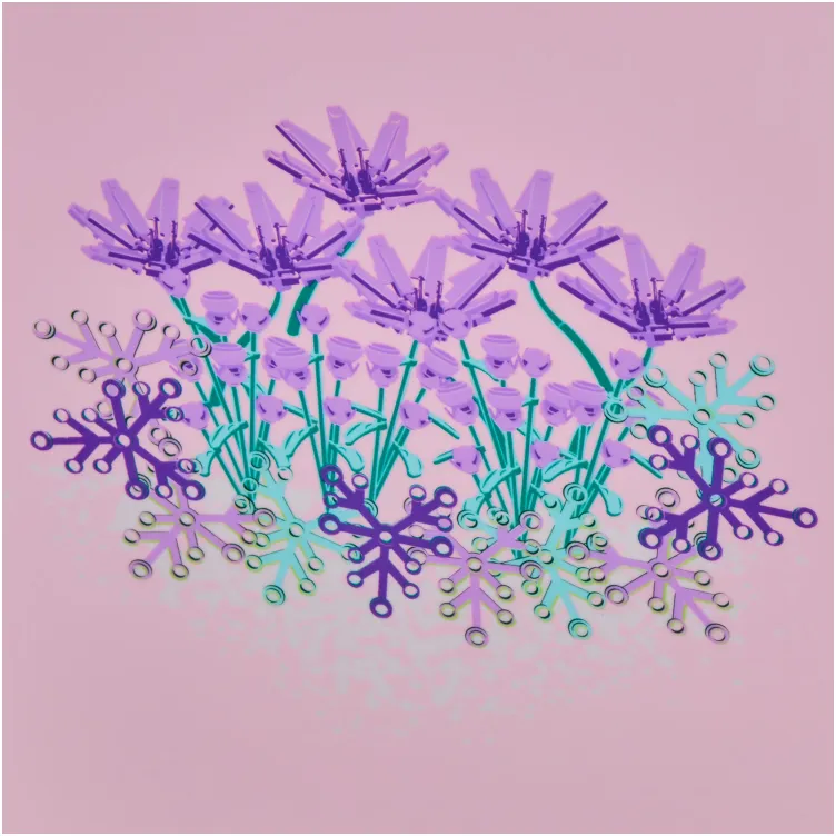 LEGO dečiji kofer 40 cm: Ružičasto cveće