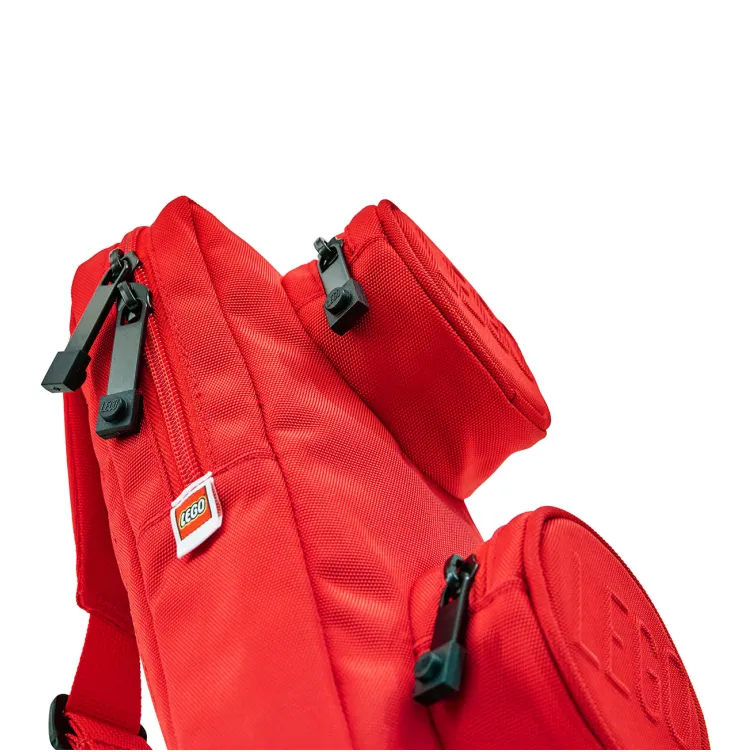LEGO Classic 1x2 kocka torba na jedno rame: Crvena