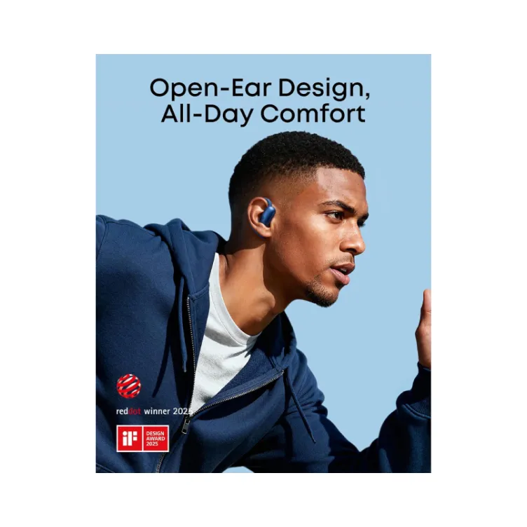 Soundcore AeroFit 2 BT bubice sa mikrofonom plave