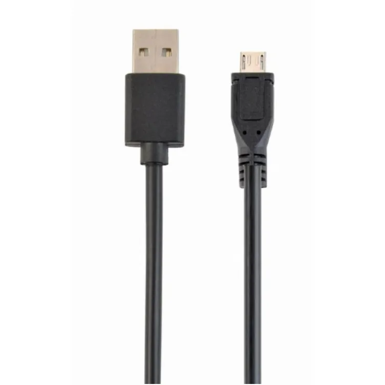 CC-mUSB2D-1M Gembird Double-sided USB 2.0 AM to Micro-USB cable, black, 1 m