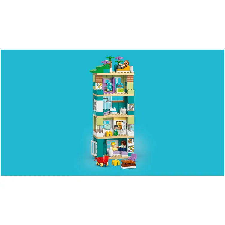 10470 3 u 1 Savremena porodična kuća sa figurama