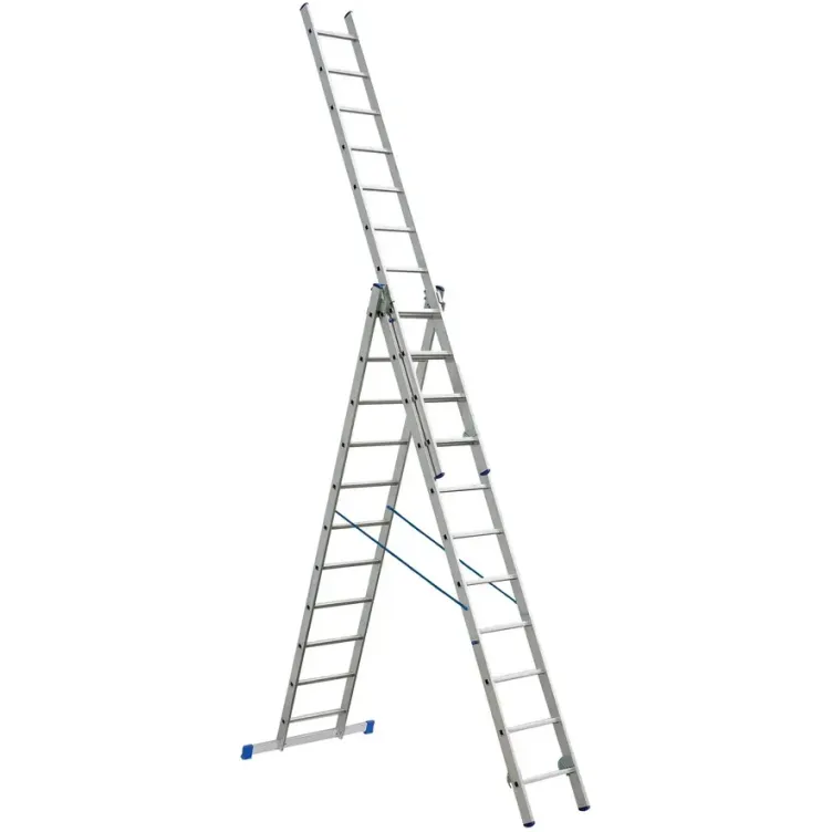 ELKOP Trodelne Aluminijumske Merdevine 3x11 - 6,3m