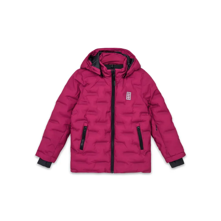 LEGO Iconic ski jakna, tamno roze - 164