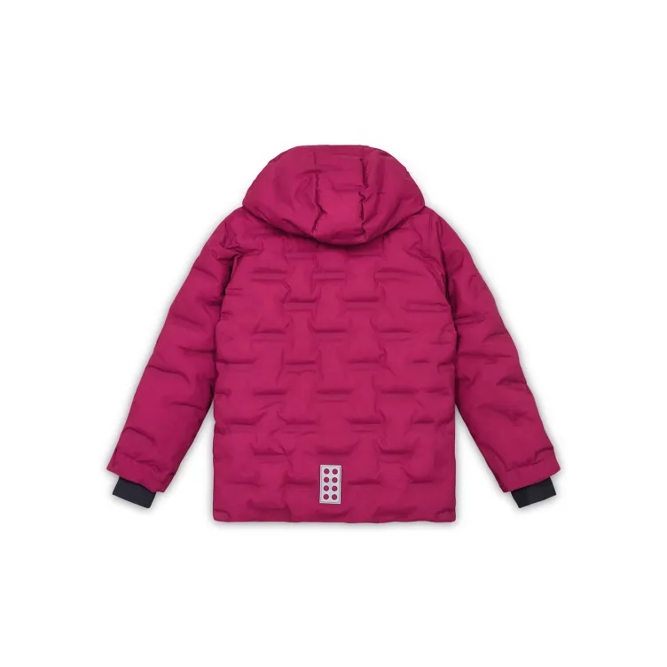 LEGO Iconic ski jakna, tamno roze - 164